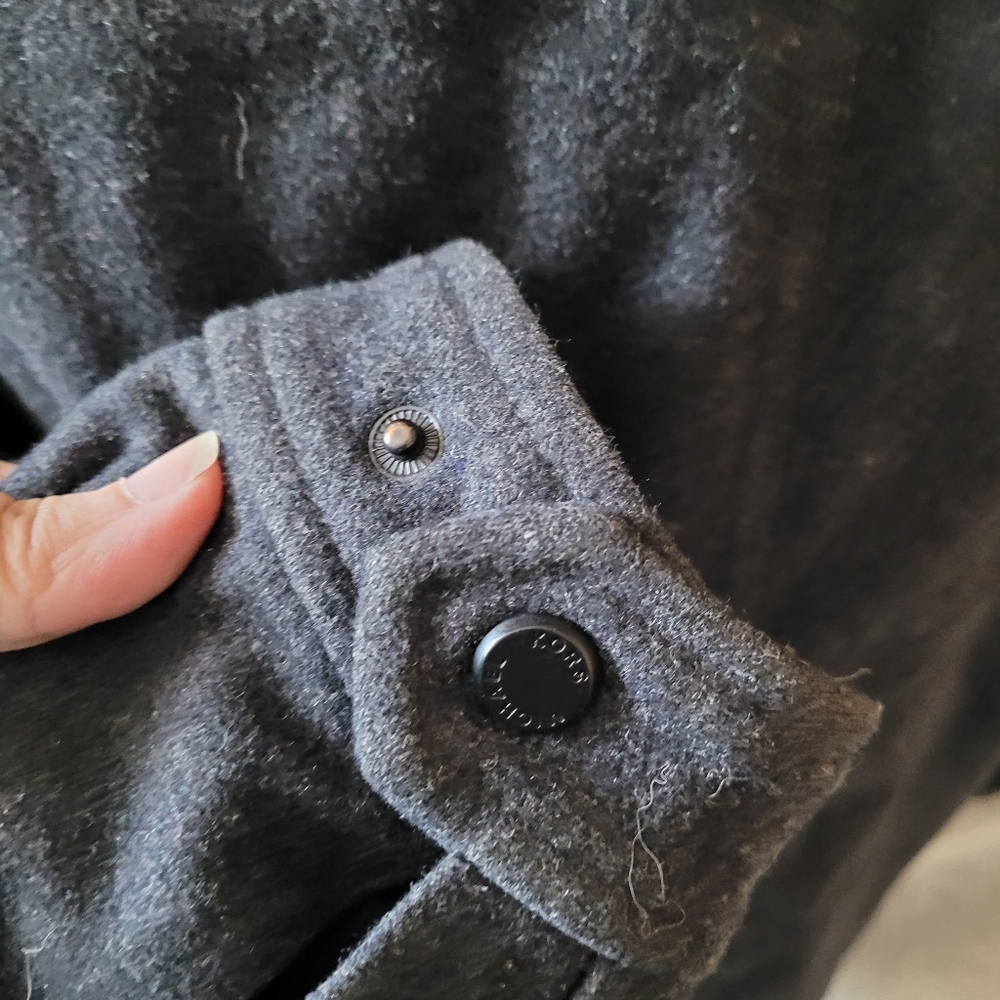Michael Kors Wool Farm Coat Sz M - Picture 11 of 12